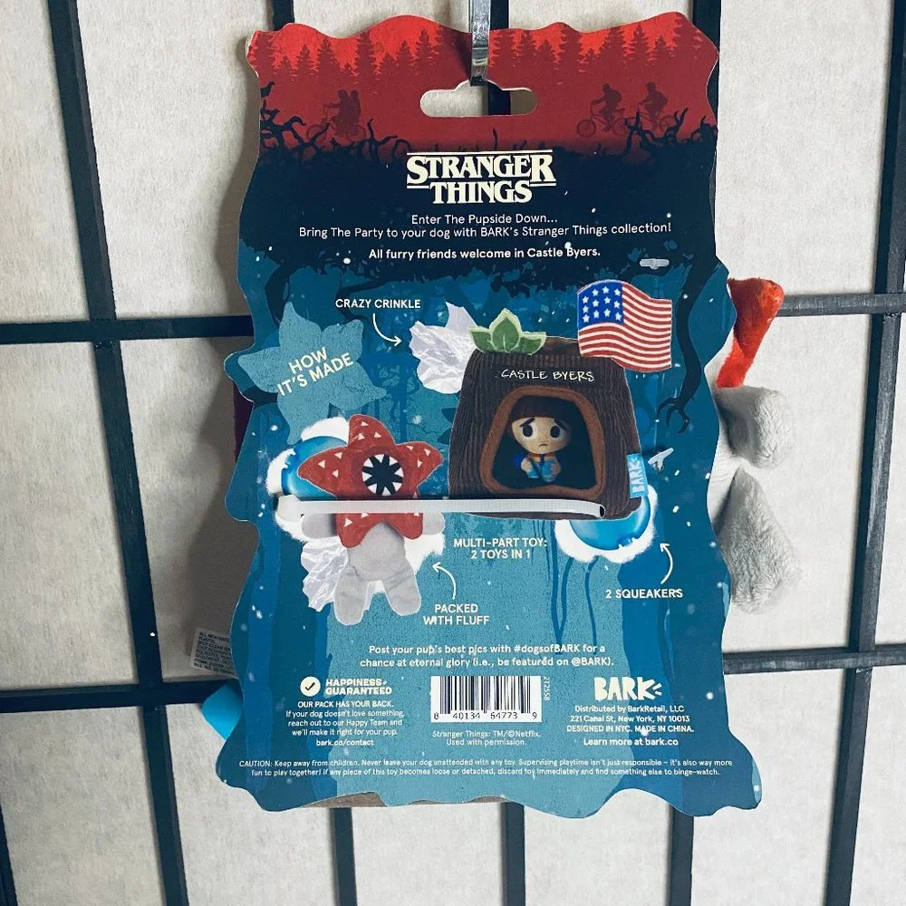 Dog Plush Toy Netflix‎ Stranger Things Castle Byers NEW